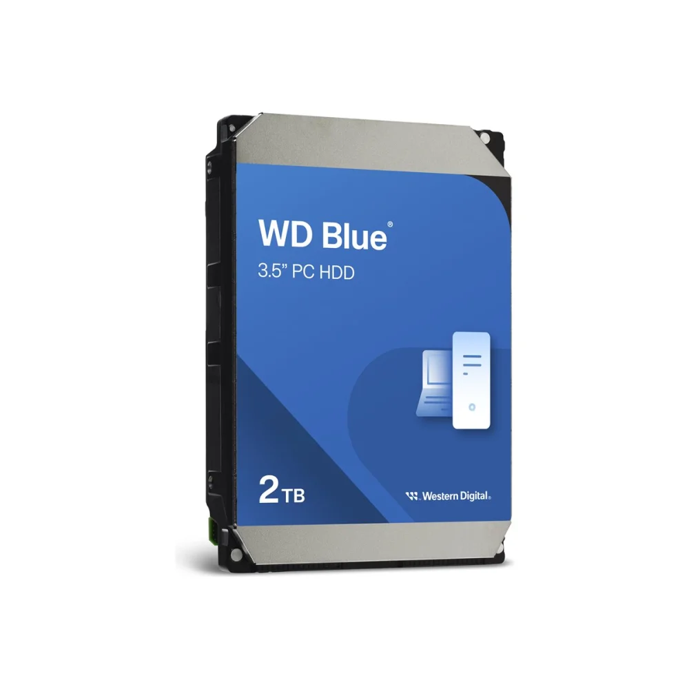 WD Blue PC HDD Kietasis Diskas | 2TB, 3.5", SATA