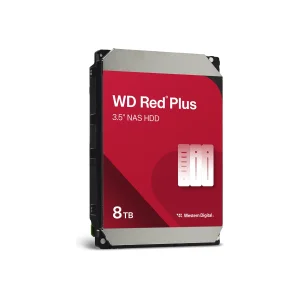 WD Red Plus NAS HDD Kietasis Diskas | 8TB, 3.5", SATA