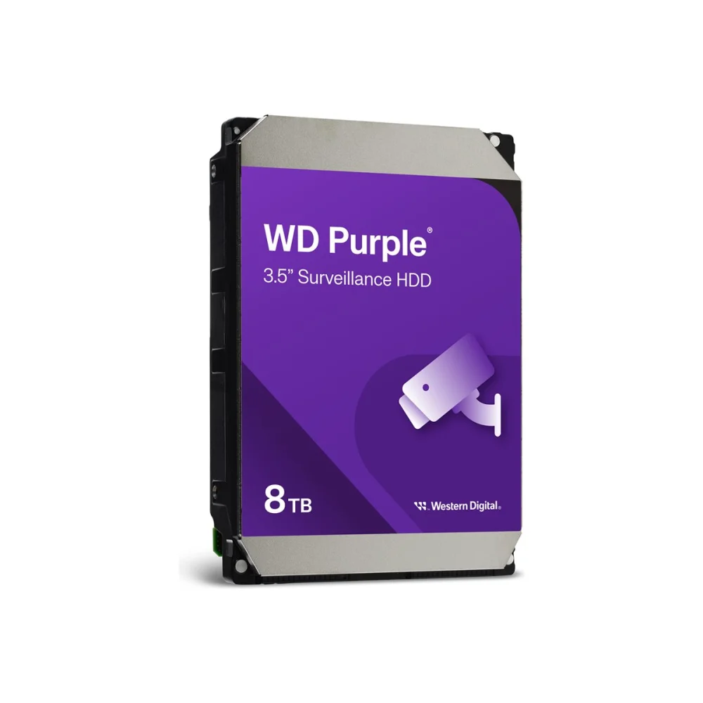 WD Purple Surveillance HDD Kietasis Diskas | 8TB, 3.5", SATA