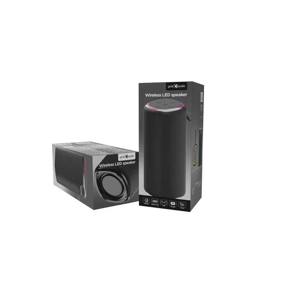 GMB AUDIO BT LED speaker 10 W Garso Kolonėlė | Black