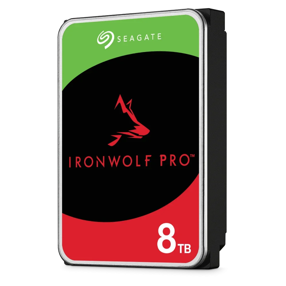 SEAGATE IronWolf Pro NAS HDD Kietasis Diskas | 8TB, 3.5", SATA