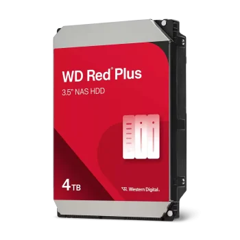 WD Red Plus NAS HDD Kietasis Diskas | 4TB, 3.5", SATA