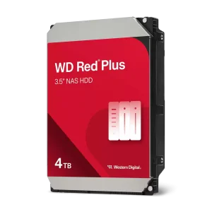 WD Red Plus NAS HDD Kietasis Diskas | 4TB, 3.5", SATA