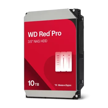 WD Red Pro NAS HDD Kietasis Diskas | 10TB, 3.5", SATA