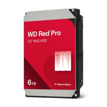 WD Red Pro NAS HDD Kietasis Diskas | 6TB, 3.5", SATA