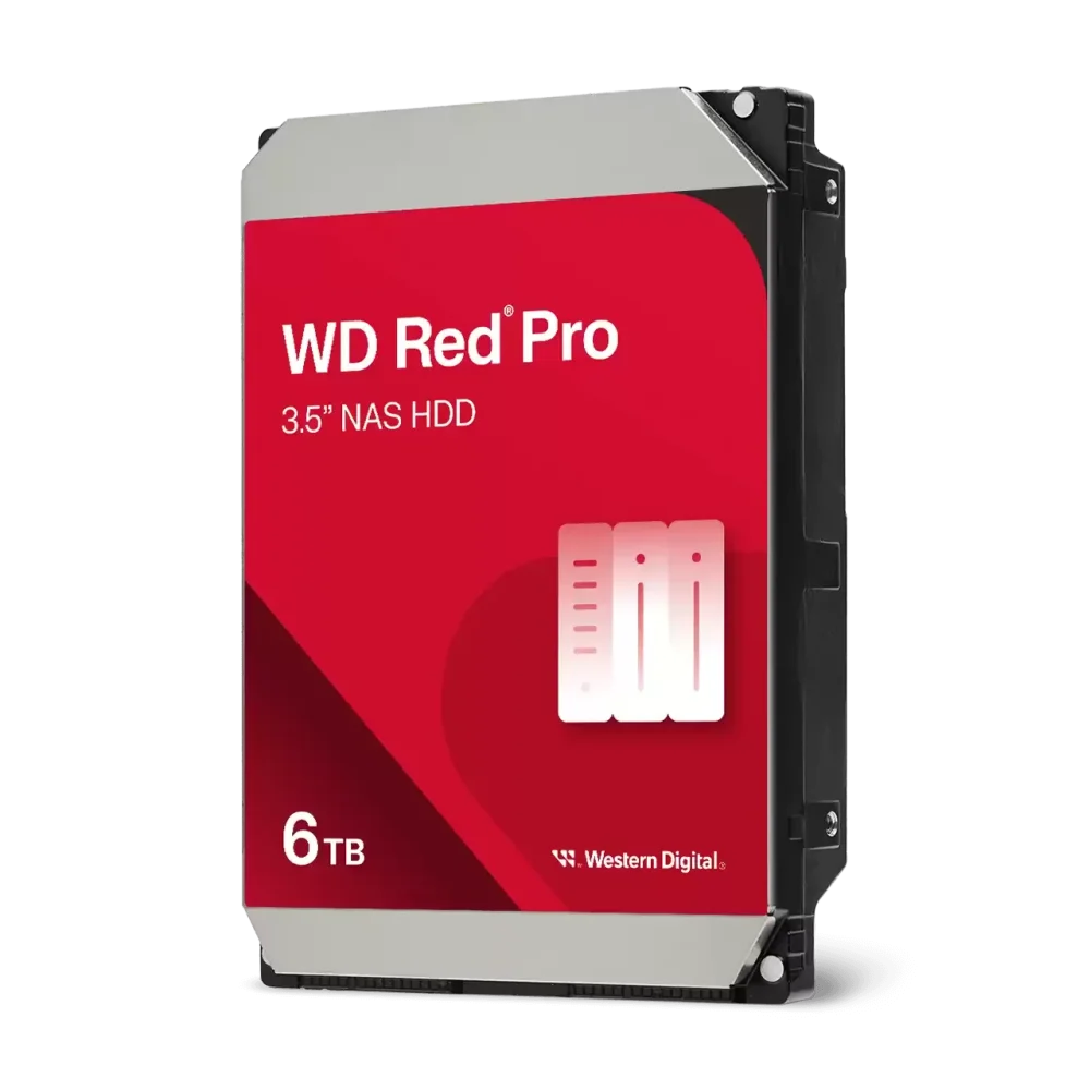 WD Red Pro NAS HDD Kietasis Diskas | 6TB, 3.5", SATA