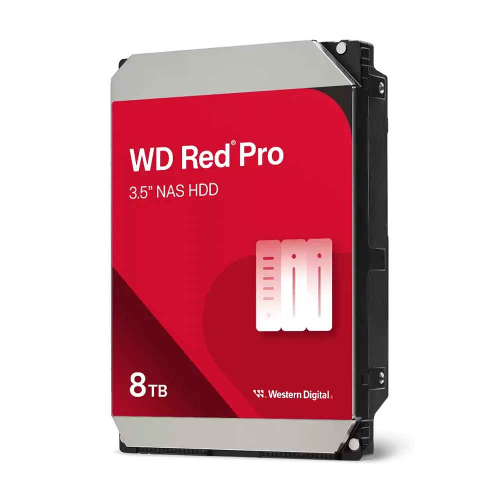 WD Red Pro NAS HDD Kietasis Diskas | 8TB, 3.5", SATA