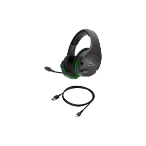HyperX CloudX Stinger Core Wireless Belaidės Žaidimų Ausinės | Black/Green