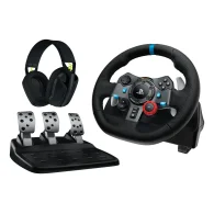 LOGITECH G29 + G435 Žaidimų Vairo ir Ausinių Komplektas