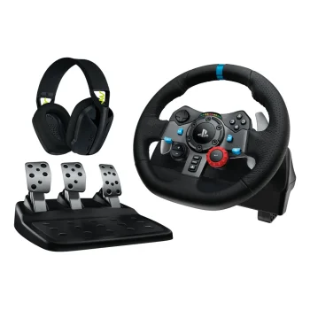 LOGITECH G29 + G435 Žaidimų Vairo ir Ausinių Komplektas