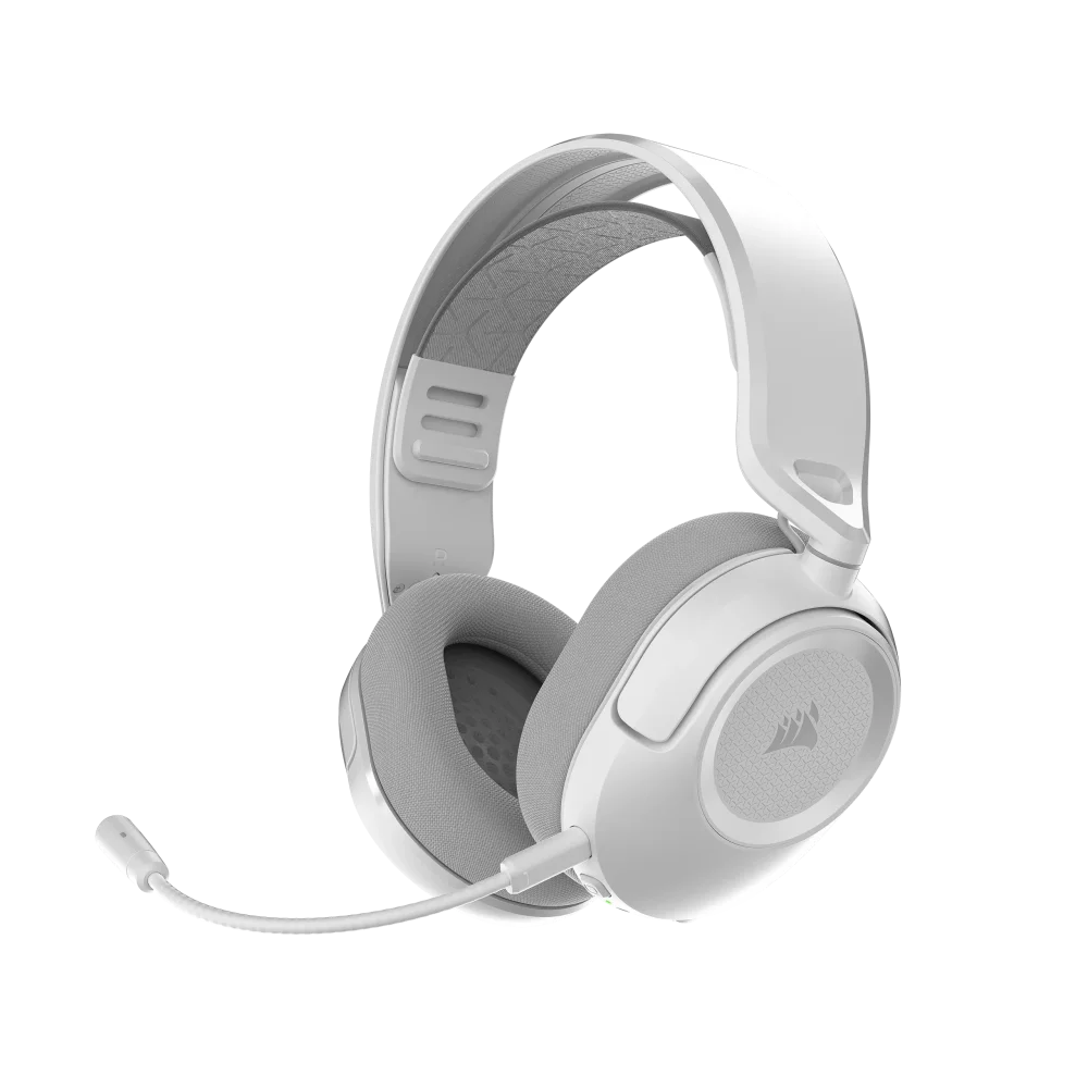 CORSAIR HS35 v3 Wireless Belaidės Žaidimų Ausinės | White