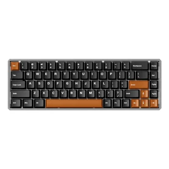 AKKO MOD68 HE Wireless Belaidė Žaidimų Klaviatūra | Misty Gray Black & Brown, Astrolink Magnetic