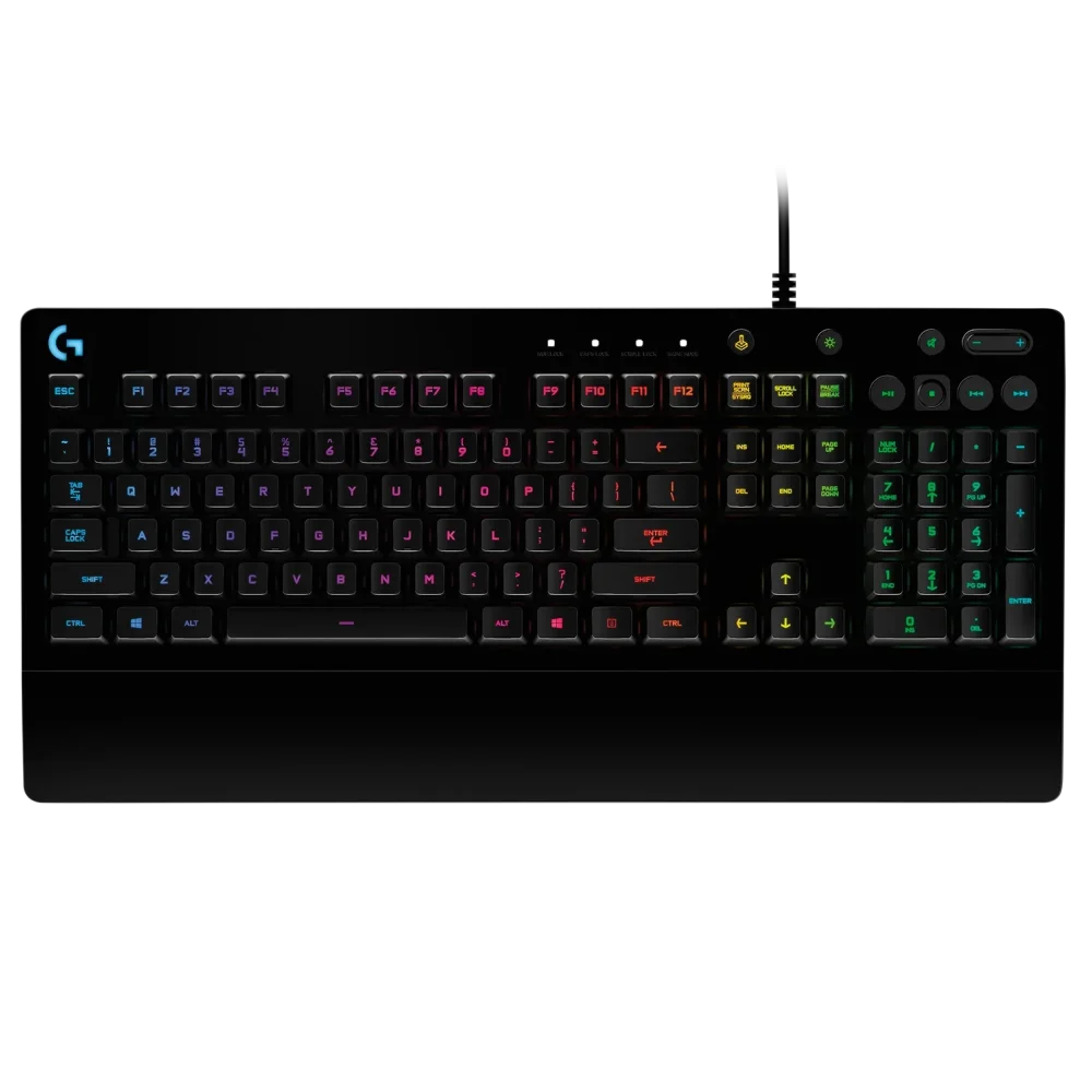 LOGITECH G213 PRODIGY Žaidimų Klaviatūra | Black, Membraninė