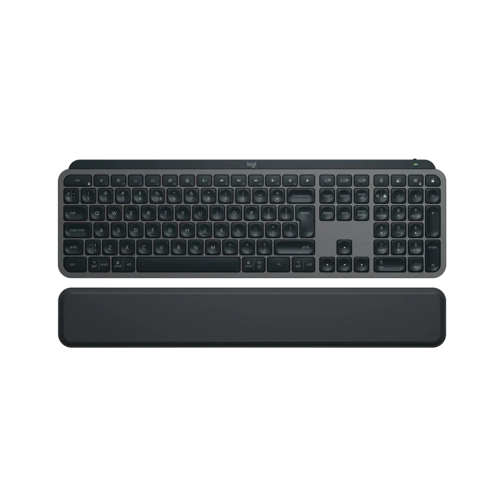 LOGITECH MX Keys S Wireless Belaidė Klaviatūra | Graphite, Membraninė