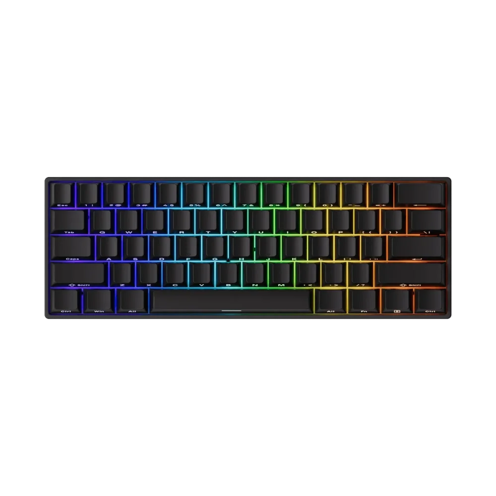 AKKO MonsGeek FUN60 Pro HE Žaidimų Klaviatūra | Black, Glare Magnetic