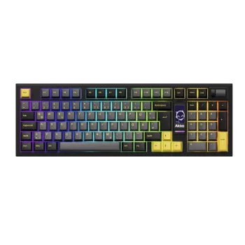 AKKO 5098B Wireless Belaidė Žaidimų Klaviatūra | Black & Gold, V3 Piano Pro