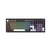 AKKO Gem 02 VIA Wireless Belaidė Žaidimų Klaviatūra | Black, Mirror