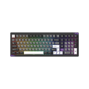 AKKO Gem 02 VIA Wireless Belaidė Žaidimų Klaviatūra | Black, Mirror