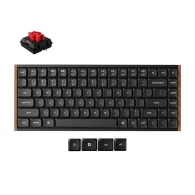 Keychron K3 Ultra Wireless Belaidė Žaidimų Klaviatūra | Black, Keychron Milk POM Red