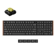 Keychron K5 Ultra Wireless Belaidė Žaidimų Klaviatūra | Black, Keychron Milk POM Banana