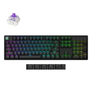 Keychron K10 HE Wireless Belaidė Žaidimų Klaviatūra | Black, Gateron Magnetic Nebula