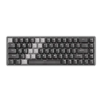 AKKO MOD68 HE Wireless Belaidė Žaidimų Klaviatūra | Gradient Hybrid Gray Black, AstroAim Magnetic