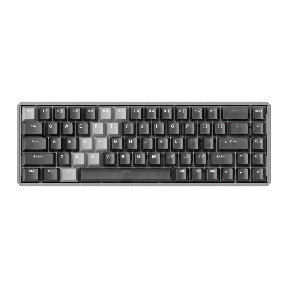 AKKO MOD68 HE Wireless Belaidė Žaidimų Klaviatūra | Gradient Hybrid Gray Black, AstroAim Magnetic