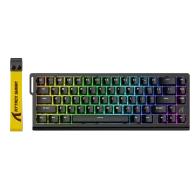DĖMESIO! PAŽEISTA PAKUOTĖ! ATTACK SHARK X68 HE Žaidimų Klaviatūra | Black, Magnetic Switch