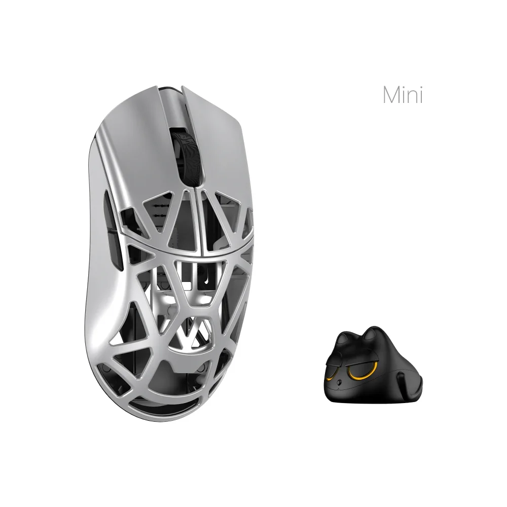 WLMouse Beast X Mini Pro Wireless Belaidė Žaidimų Pelė | Silver, Solid