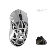 WLMouse Beast X Pro Wireless Belaidė Žaidimų Pelė | Silver, Solid