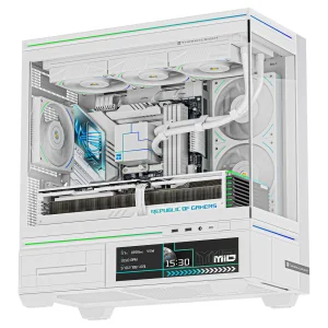 DĖMESIO! PAŽEISTA PAKUOTĖ! Thermalright TL-M10W Vision Kompiuterio Korpusas | White