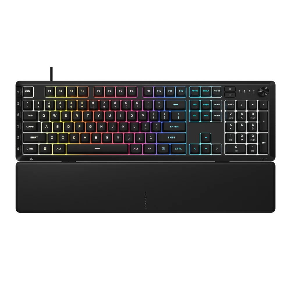 CORSAIR SKIFF 100 PLUS Žaidimų Klaviatūra | Black, Membrane
