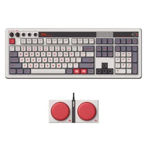 8BitDo Retro 108 Wireless Belaidė Žaidimų Klaviatūra | N Edition, Kailh Box White V2