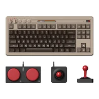 8BitDo Retro 87 Wireless Belaidė Žaidimų Klaviatūra | ISO-UK, C64 Edition, Kailh Box White V2