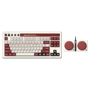 8BitDo Retro 87 Wireless Belaidė Žaidimų Klaviatūra | Fami Edition, Kailh Box White V2