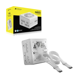 CORSAIR RMe Series RM850e White (2026) PSU Maitinimo Blokas | 850W, 80 Plus Gold