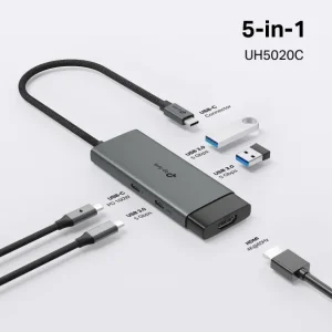 TP-LINK UH5020C USB Type-C 5 in 1 Hub Šakotuvas