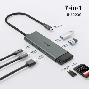 TP-LINK UH7020C USB Type-C 7 in 1 Hub Šakotuvas