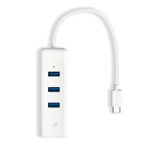 TP-LINK UE330C USB Type-C 3-Port Hub & Gigabit Ethernet Šakotuvas ir Adapteris | White