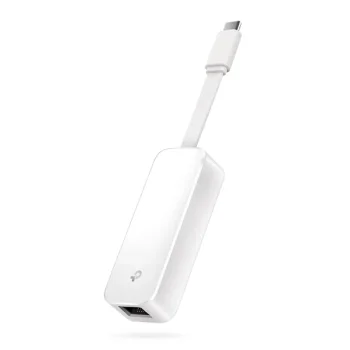 TP-LINK UE300C USB Type-C to RJ45 Gigabit Ethernet Network Adapteris | White
