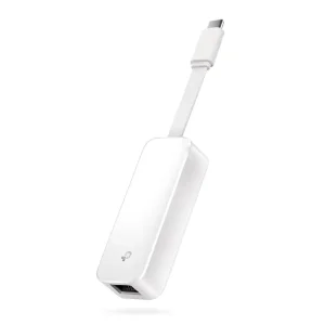 TP-LINK UE300C USB Type-C to RJ45 Gigabit Ethernet Network Adapteris | White