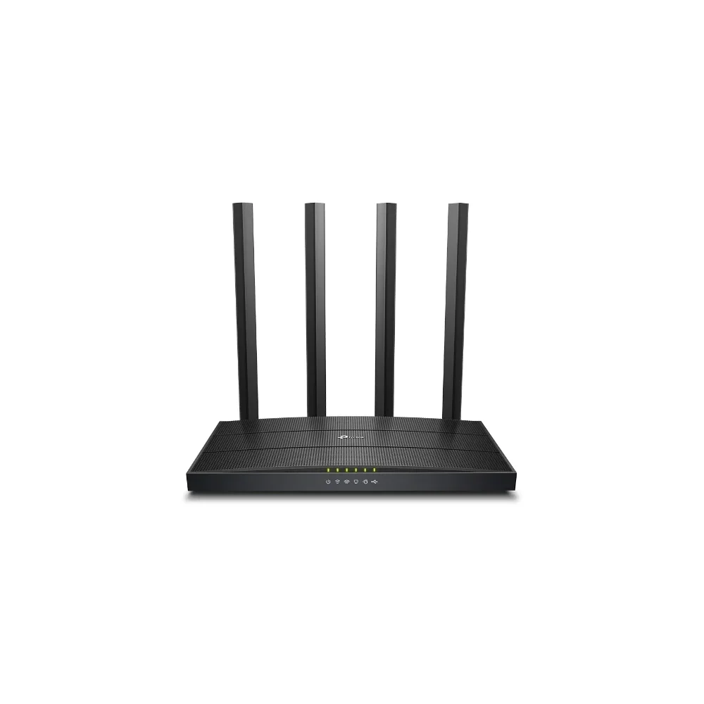 TP-LINK Archer C6U AC1200 Wireless MU-MIMO Gigabit Router Maršrutizatorius | Black