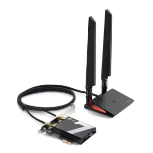 TP-LINK ARCHER TBE550E BE9300 Wi-Fi 7 Bluetooth 5.4 PCIe Adapteris