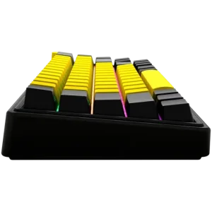 LORGAR Pro KBP70MW Wireless Belaidė Žaidimų Klaviatūra | Yellow, Toxic Purple