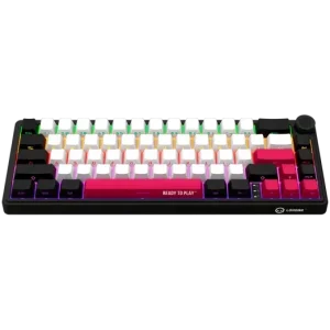LORGAR Pro KBP70MW Wireless Belaidė Žaidimų Klaviatūra | Black, Toxic Purple