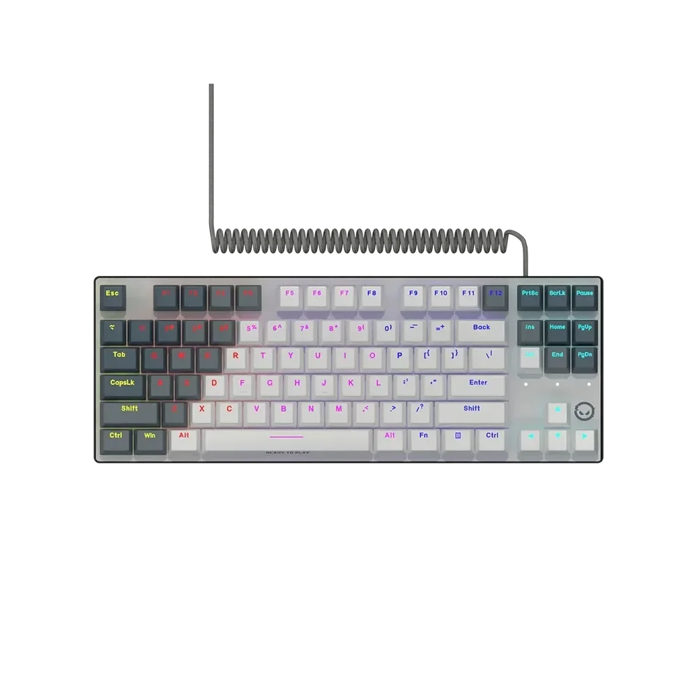 LORGAR Advanced Azar 514TKL Žaidimų Klaviatūra | White, Dream