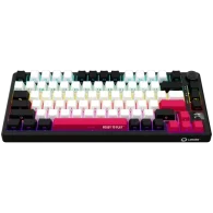LORGAR Pro KBP7075W Wireless Belaidė Žaidimų Klaviatūra | Black, Toxic Purple