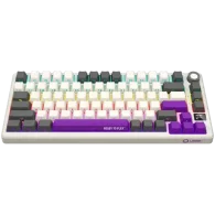 LORGAR Pro KBP7075W Wireless Belaidė Žaidimų Klaviatūra | Retro, Toxic Purple