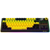 LORGAR Pro KBP70TKLW Wireless Belaidė Žaidimų Klaviatūra | Yellow, Toxic Purple