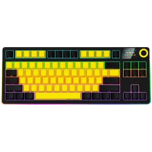 LORGAR Pro KBP70TKLW Wireless Belaidė Žaidimų Klaviatūra | Yellow, Toxic Purple
